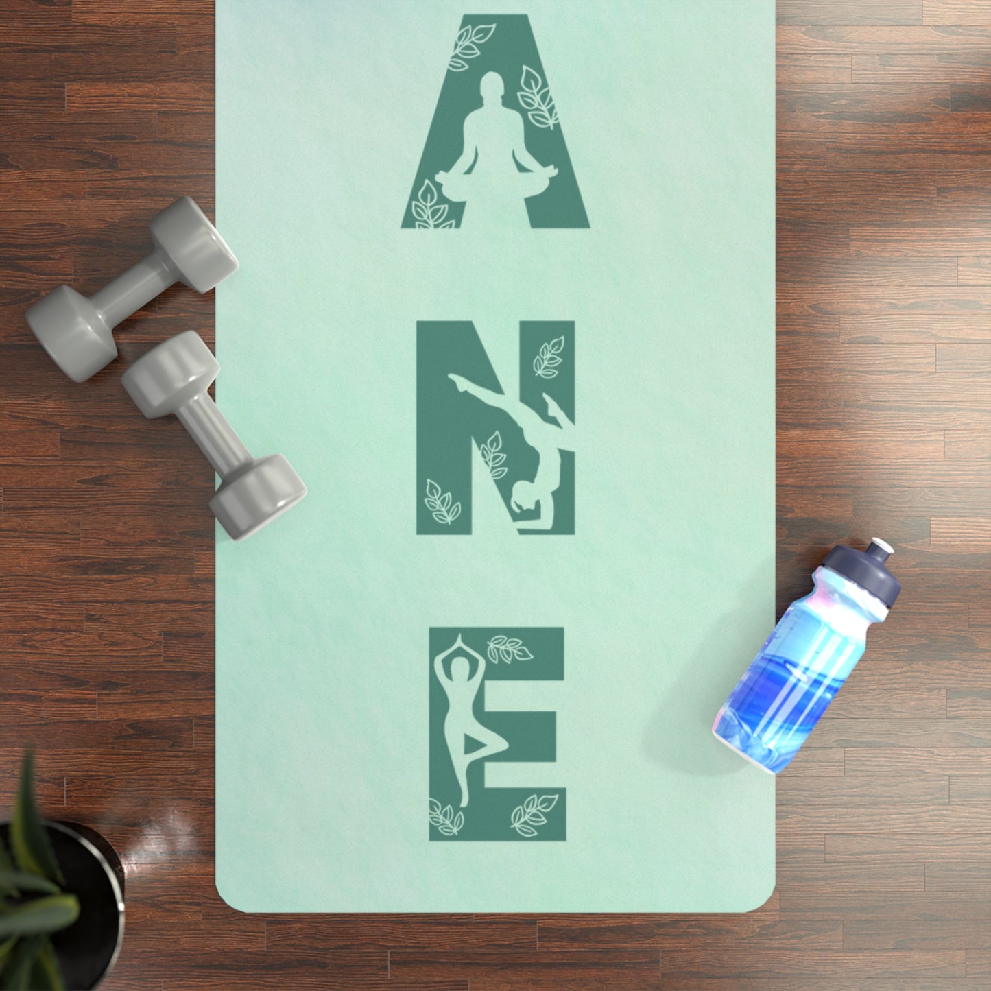 Rubber Yoga Mat - Custom Name