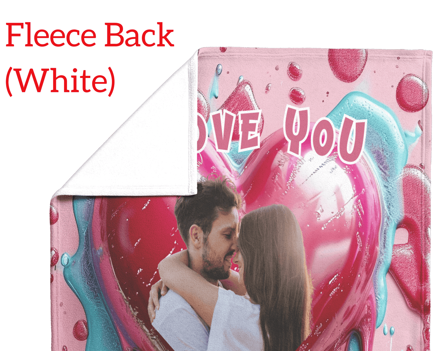 Personalized Photo & Couples Name Blanket