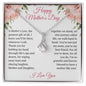 Mothers Day Necklace, Gift For Mom From Daughter