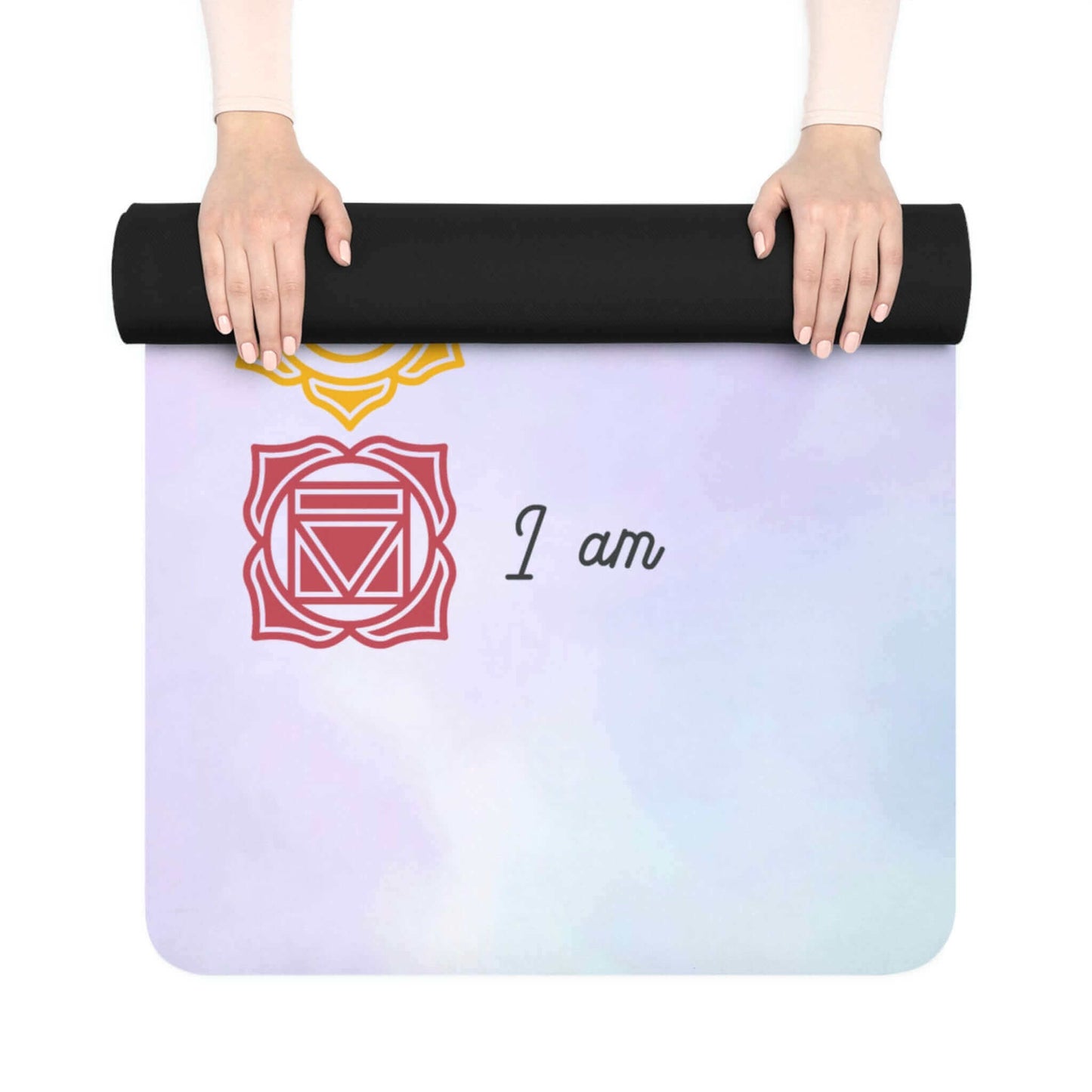 7 Chakra Rubber Yoga Mat for Improved Balance and Comfort