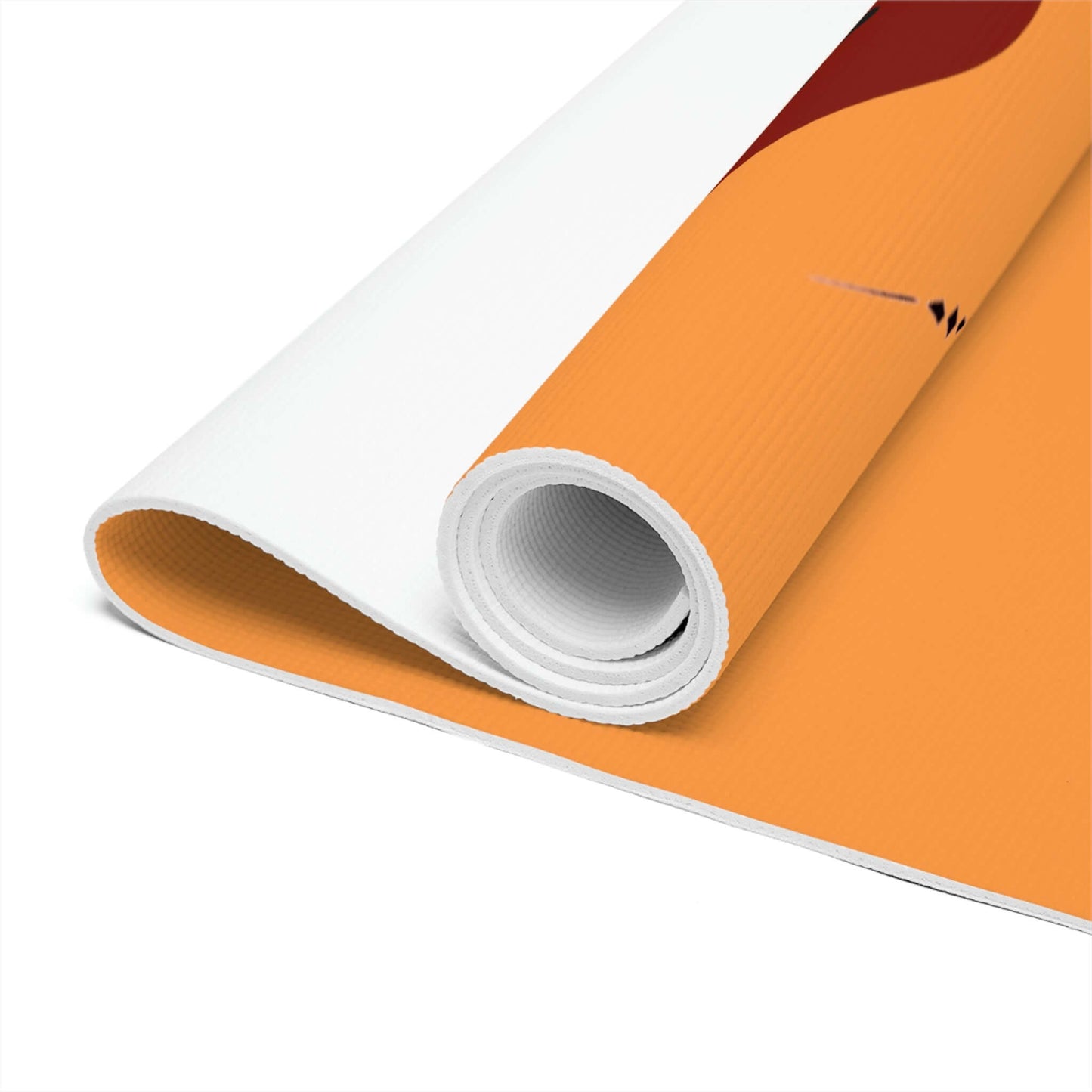 Foam Yoga Mat For Men - Skeleton Retro Alignment Align Design