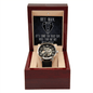 Best Man Gifts For Wedding - Best Man Proposal Gift - Mens Skeleton Openwork Watch - Will You Be My Best Man Gift