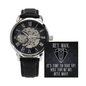 Best Man Gifts For Wedding - Best Man Proposal Gift - Mens Skeleton Openwork Watch - Will You Be My Best Man Gift