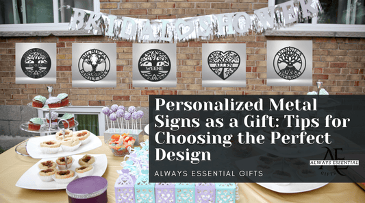 Personalized Metal Signs as a Gift: Tips for Choosing the Perfect Design