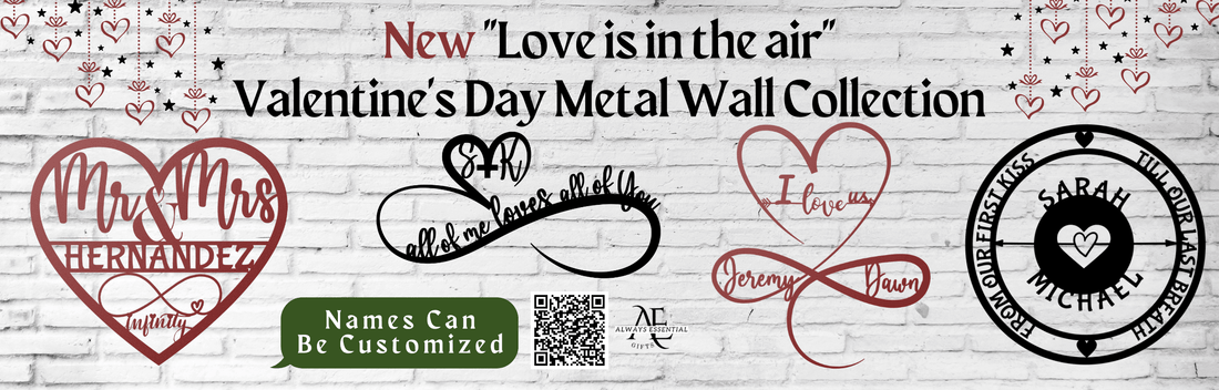 Personalized Infinity Metal Wall Art: The Perfect Valentine's Day Gift
