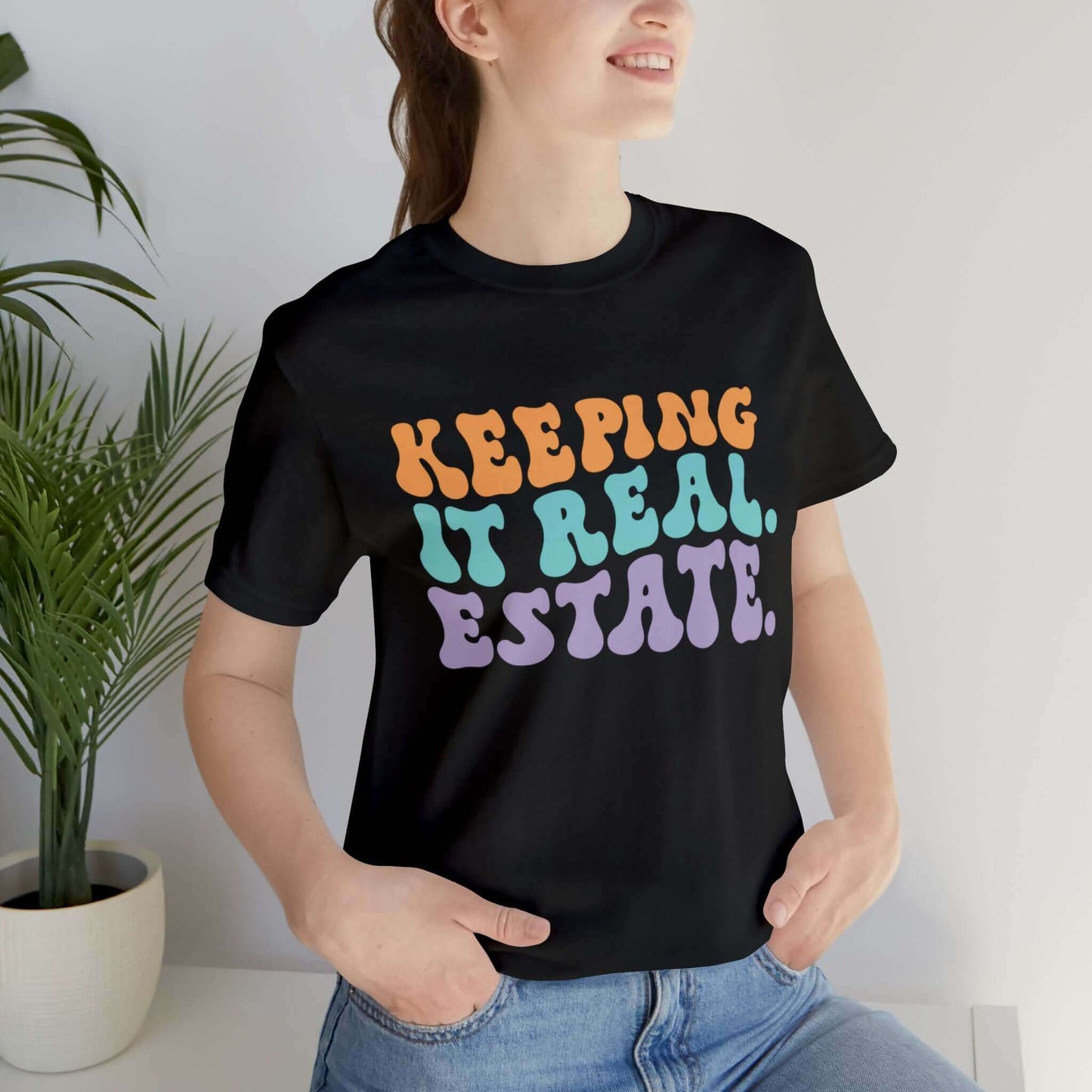 Keeping It Real Estate Shirt, Retro Real Estate Agent Shirt