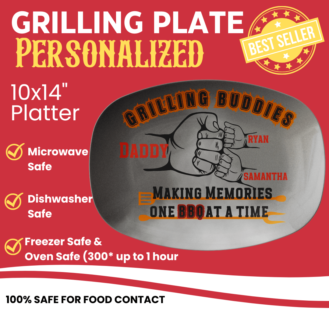 Grilling Buddies Making Memories One BBQ At A Time Custom Grill Plate