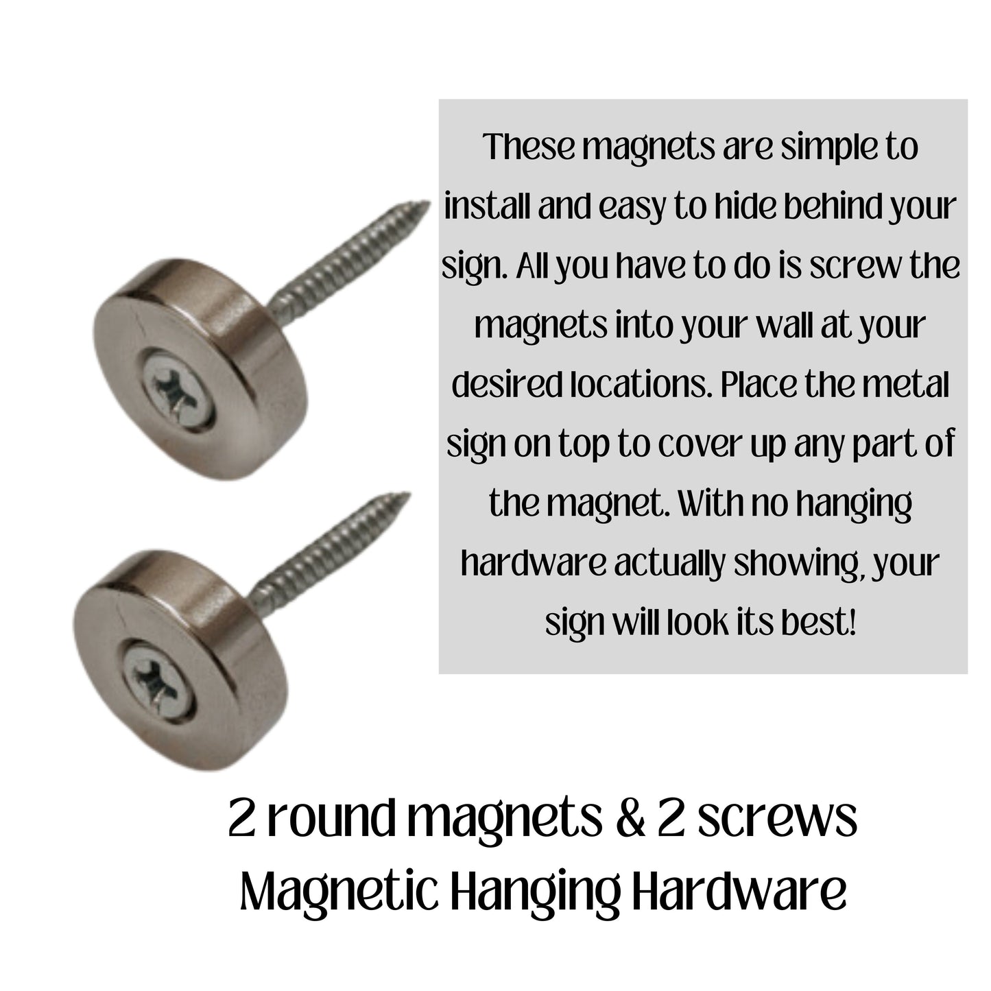 Magnetic Hanging Hardware