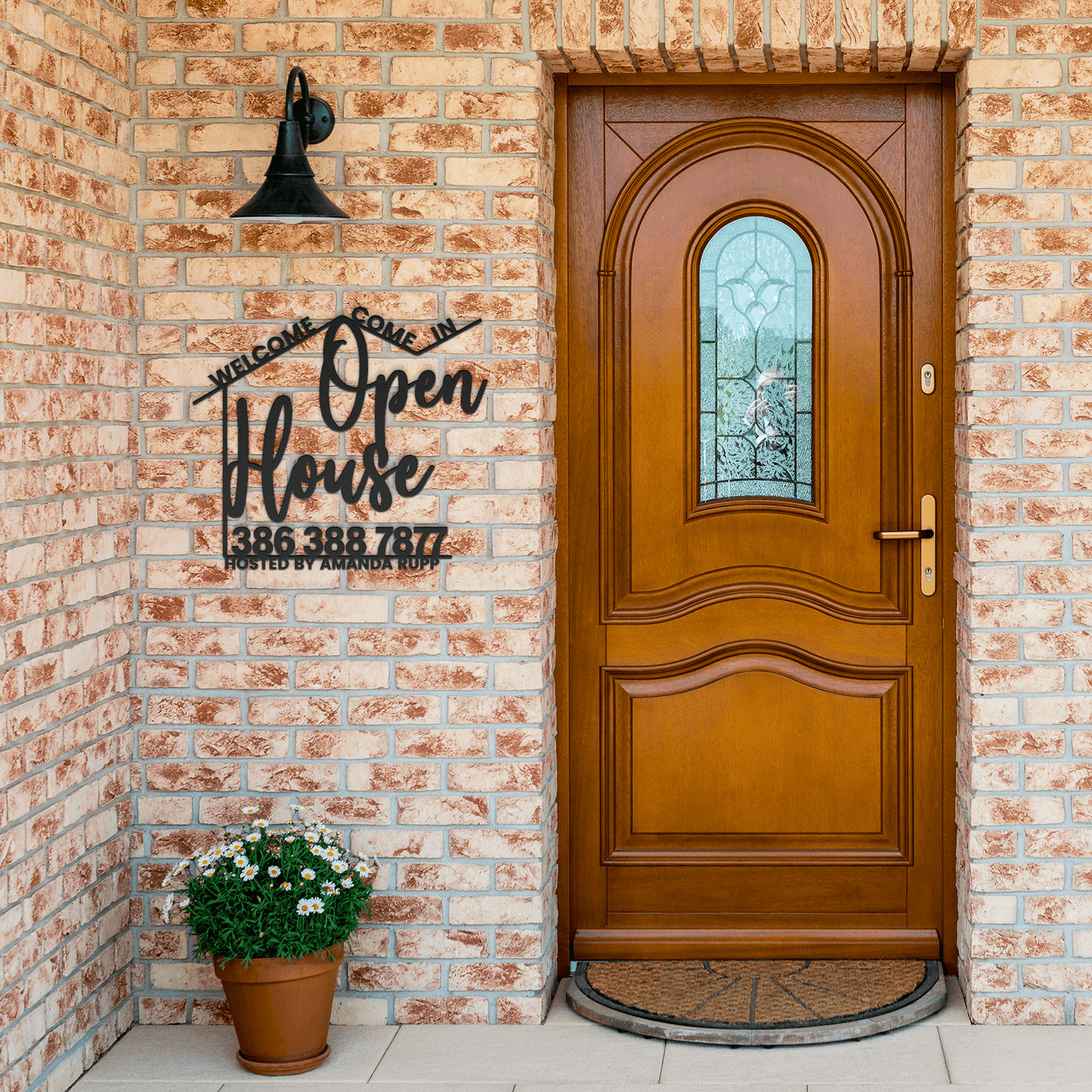 Open House Realtor Welcome Sign Personalized