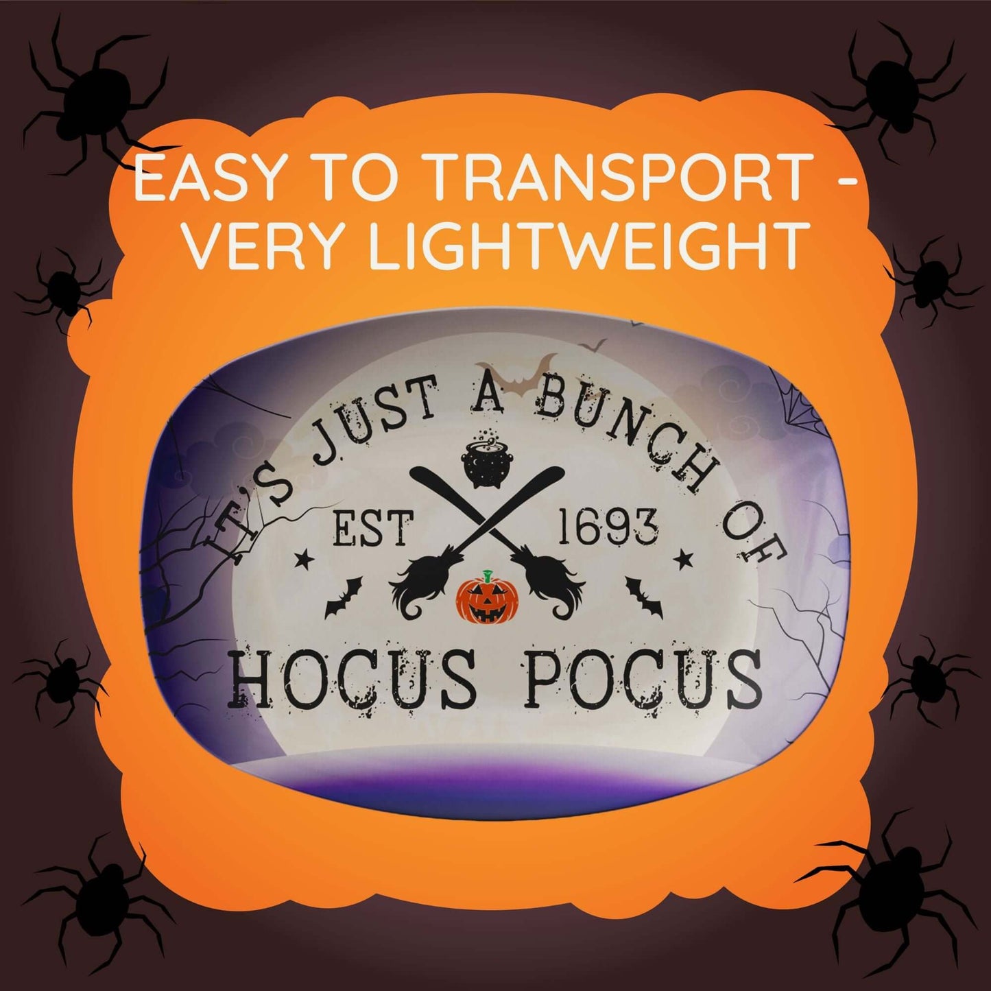 Halloween Hocus Pocus Platter, Snack & Appetizer Plate