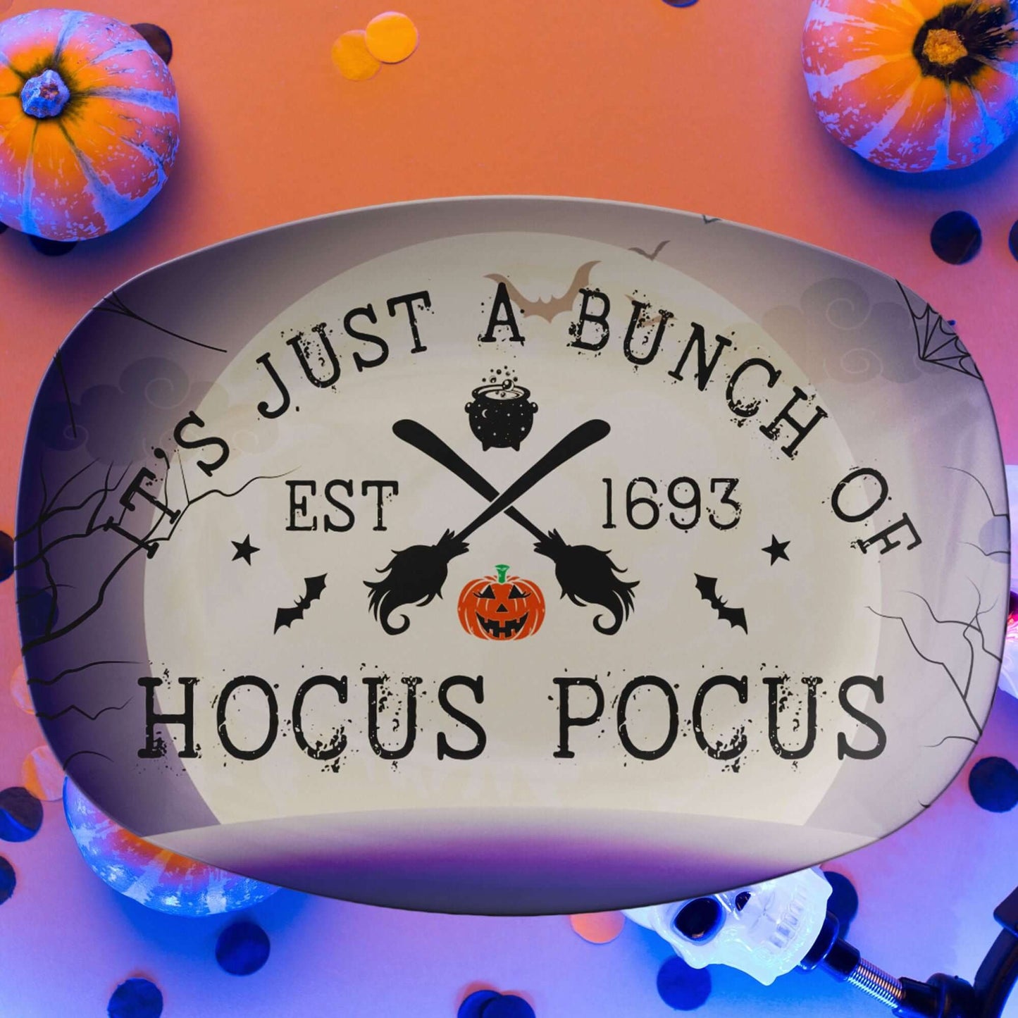 Halloween Hocus Pocus Platter, Snack & Appetizer Plate