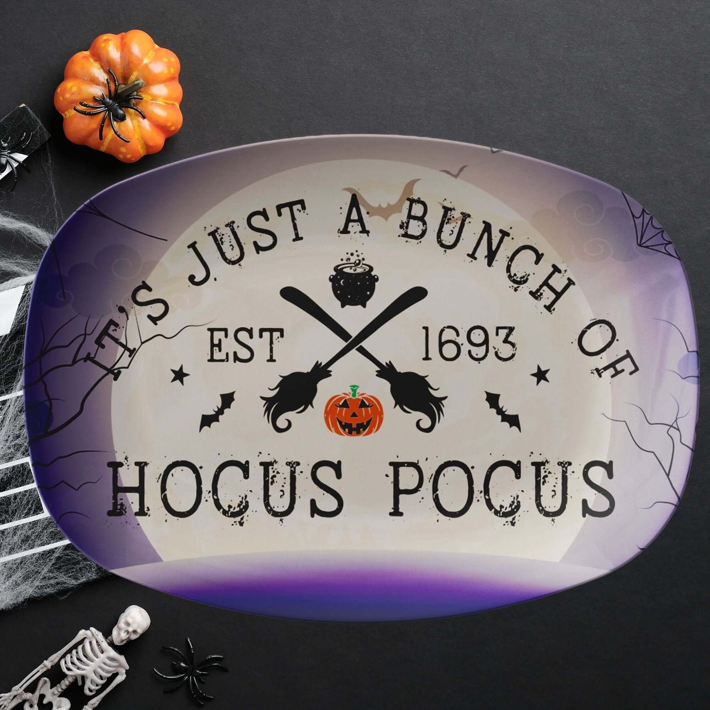 Halloween Hocus Pocus Platter, Snack & Appetizer Plate