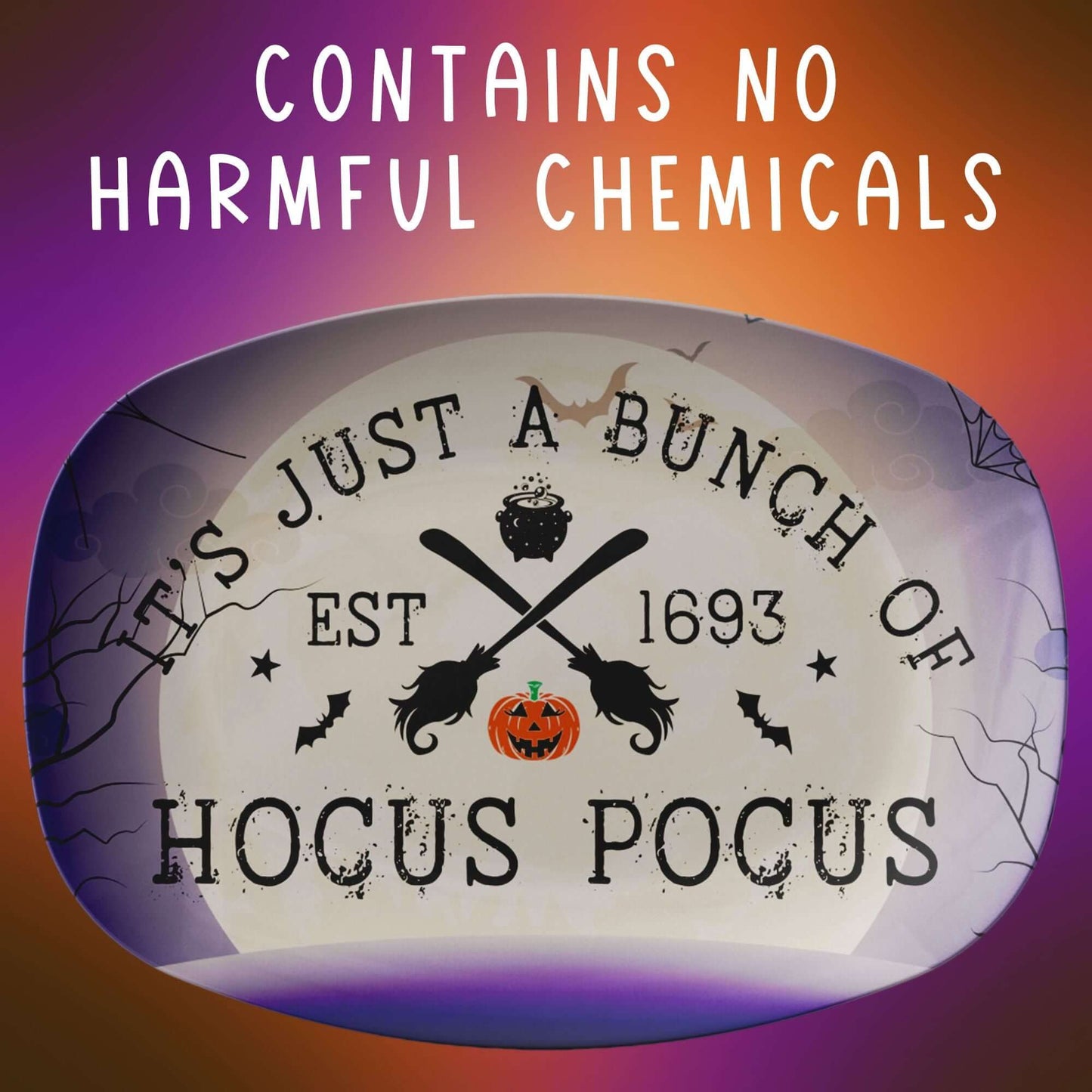 Halloween Hocus Pocus Platter, Snack & Appetizer Plate