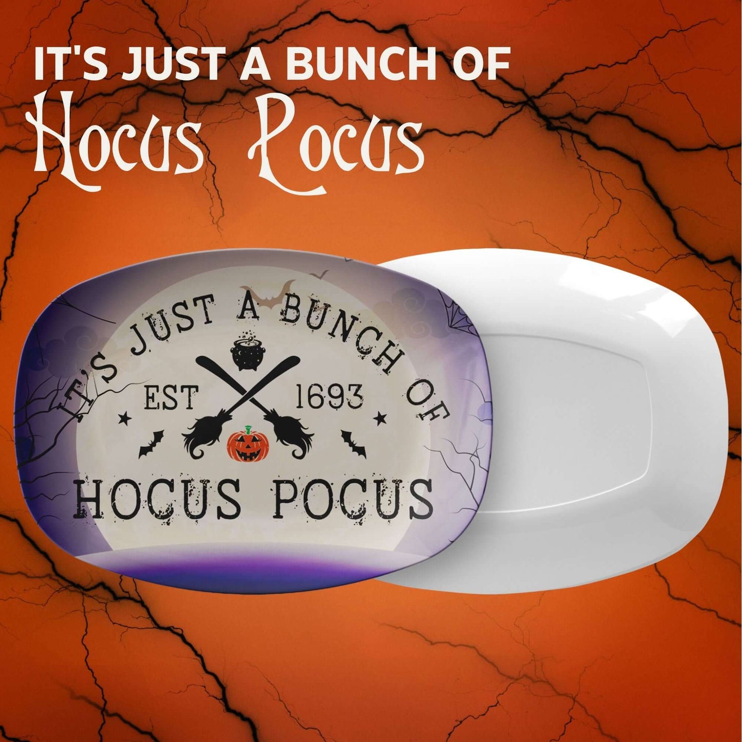 Halloween Hocus Pocus Platter, Snack & Appetizer Plate