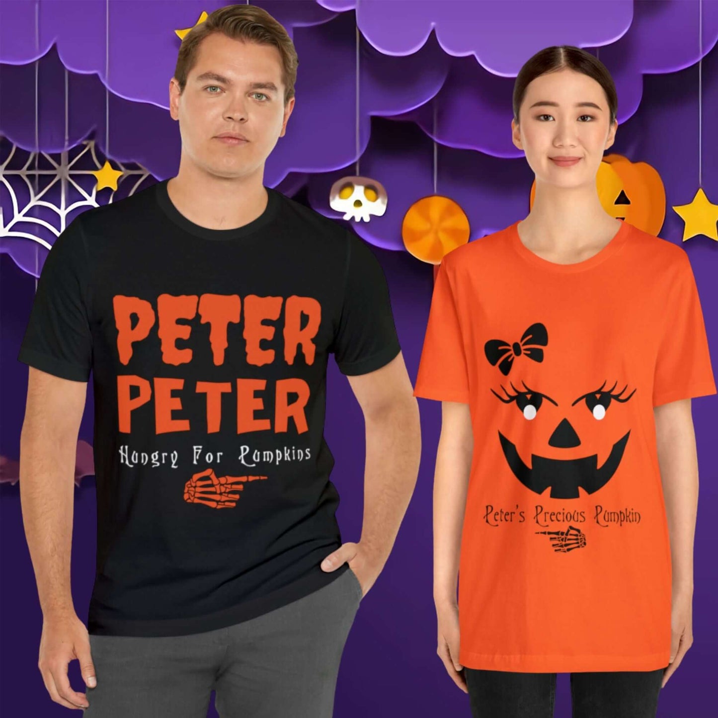 Peter Peter Pumpkin Eater Shirt - Halloween Couples Costumes