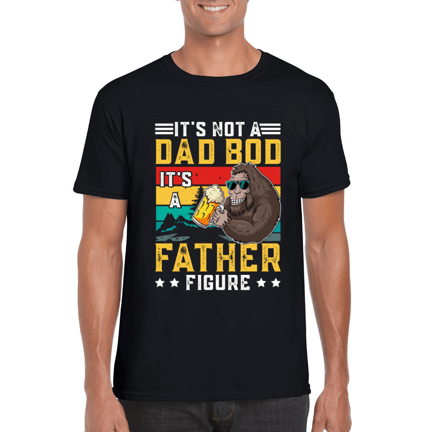 Funny Father's Day T-shirt - It's Not A Dad Bod, It's A Father Figure