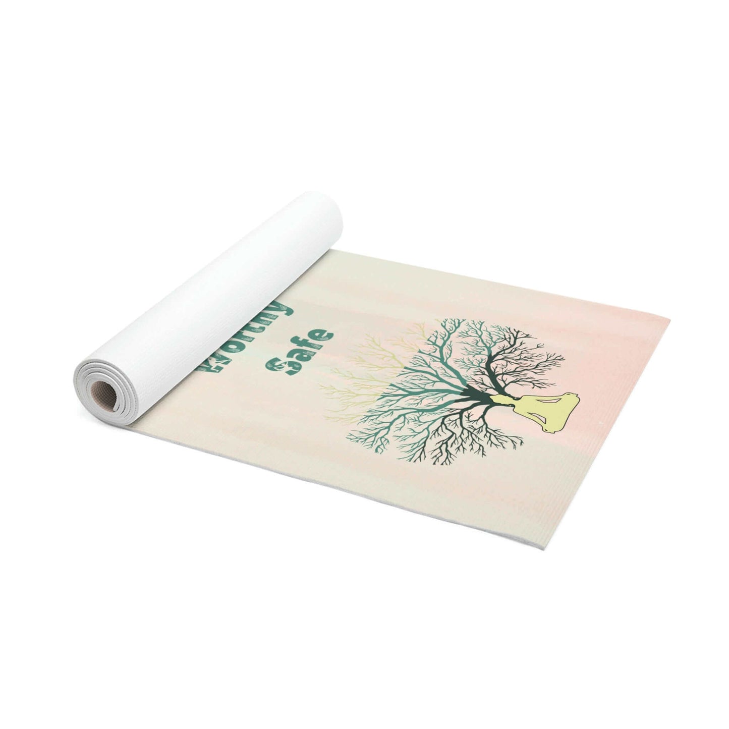 Foam Yoga Mat - I Am Tree Of Life Yogi