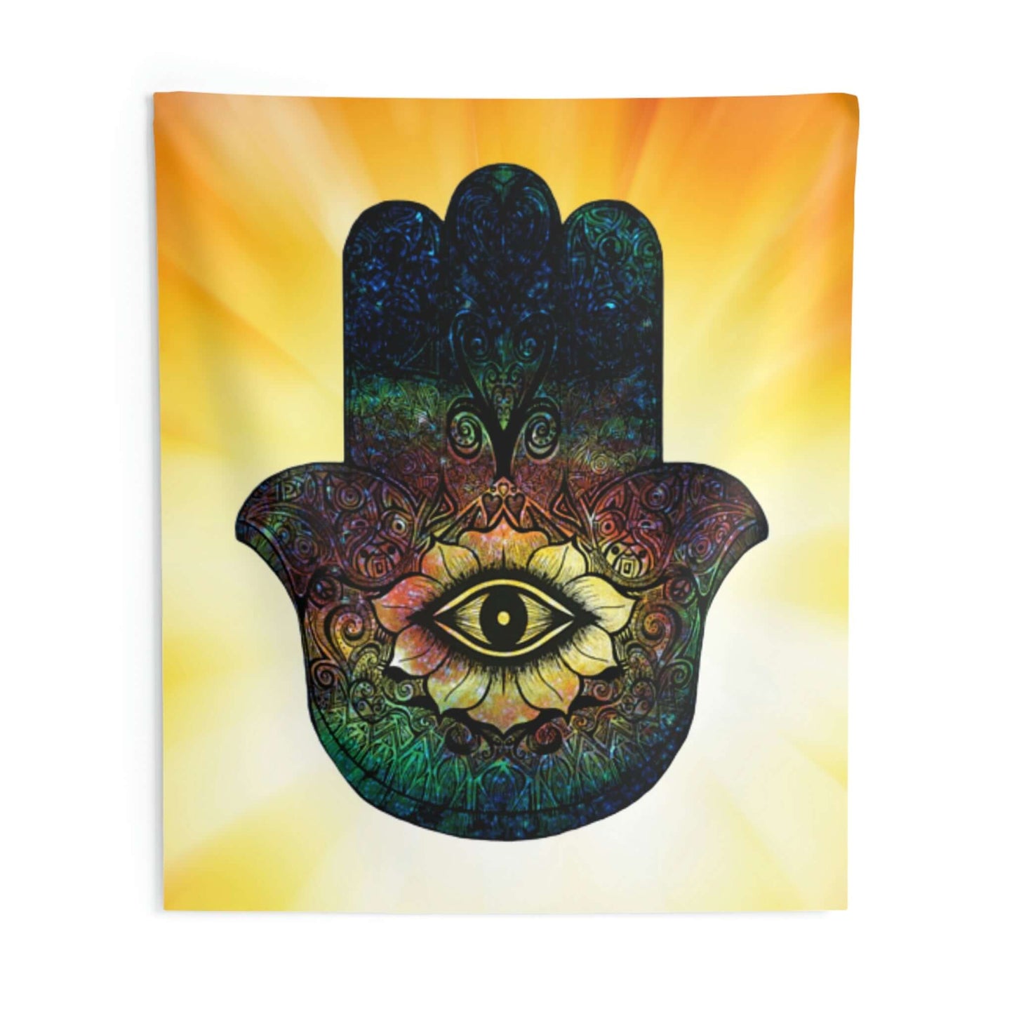 Hamsa Wall Art Tapestry for Unique & Meaningful Hamsa Hand Wall Decor