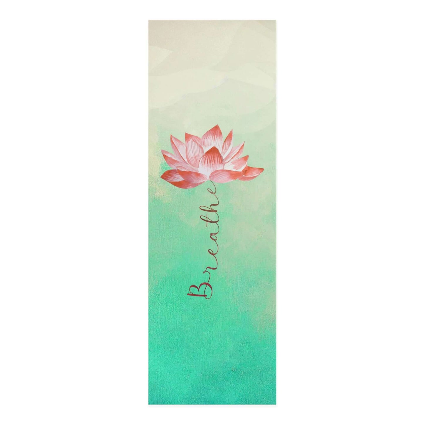 Foam Yoga Mat - Lotus Flower Breathe