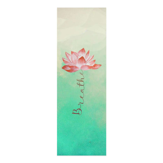 Foam Yoga Mat - Lotus Flower Breathe