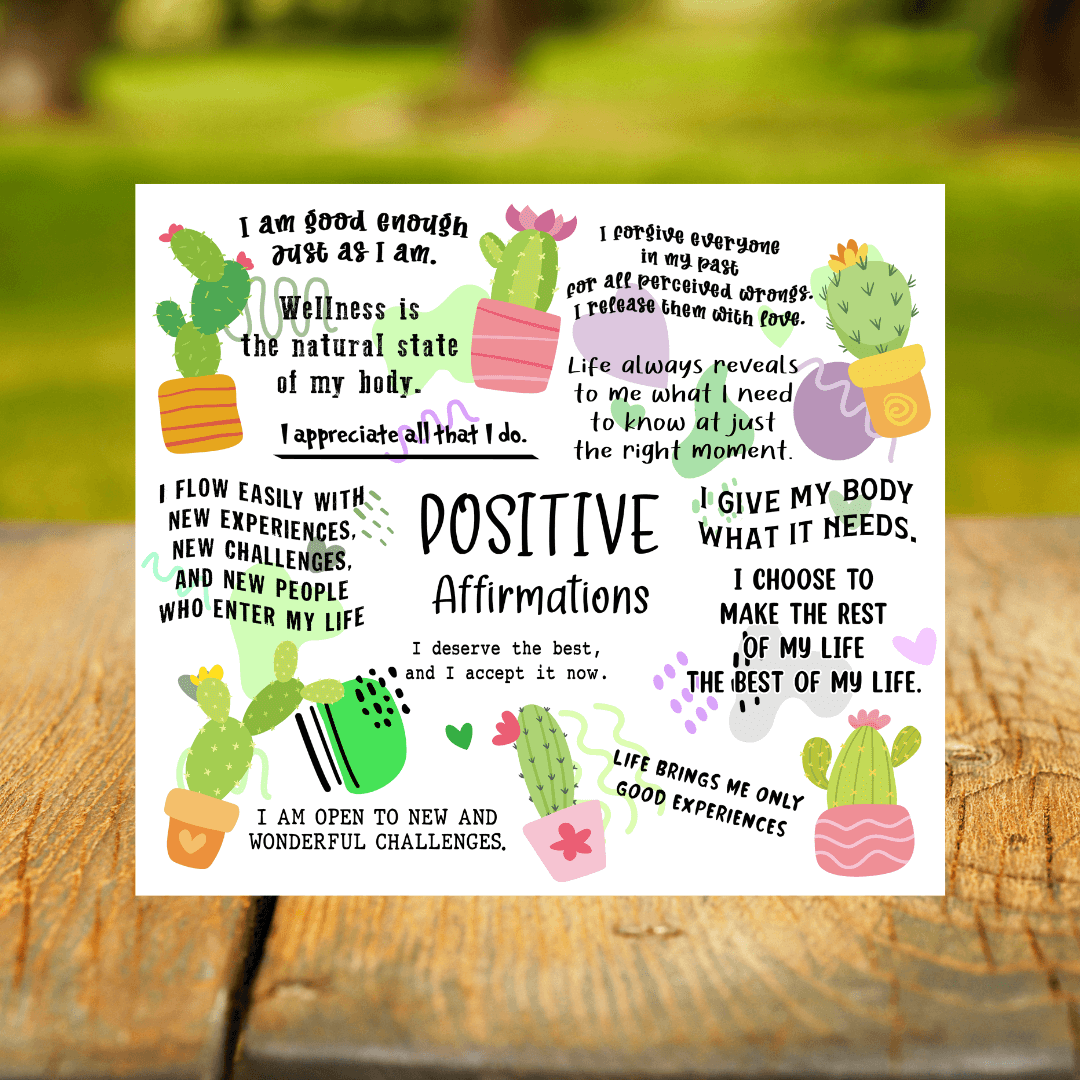 Cactus Tumbler - Perfect Positive Affirmation, Plant Lady, and Cactus Gift for Women