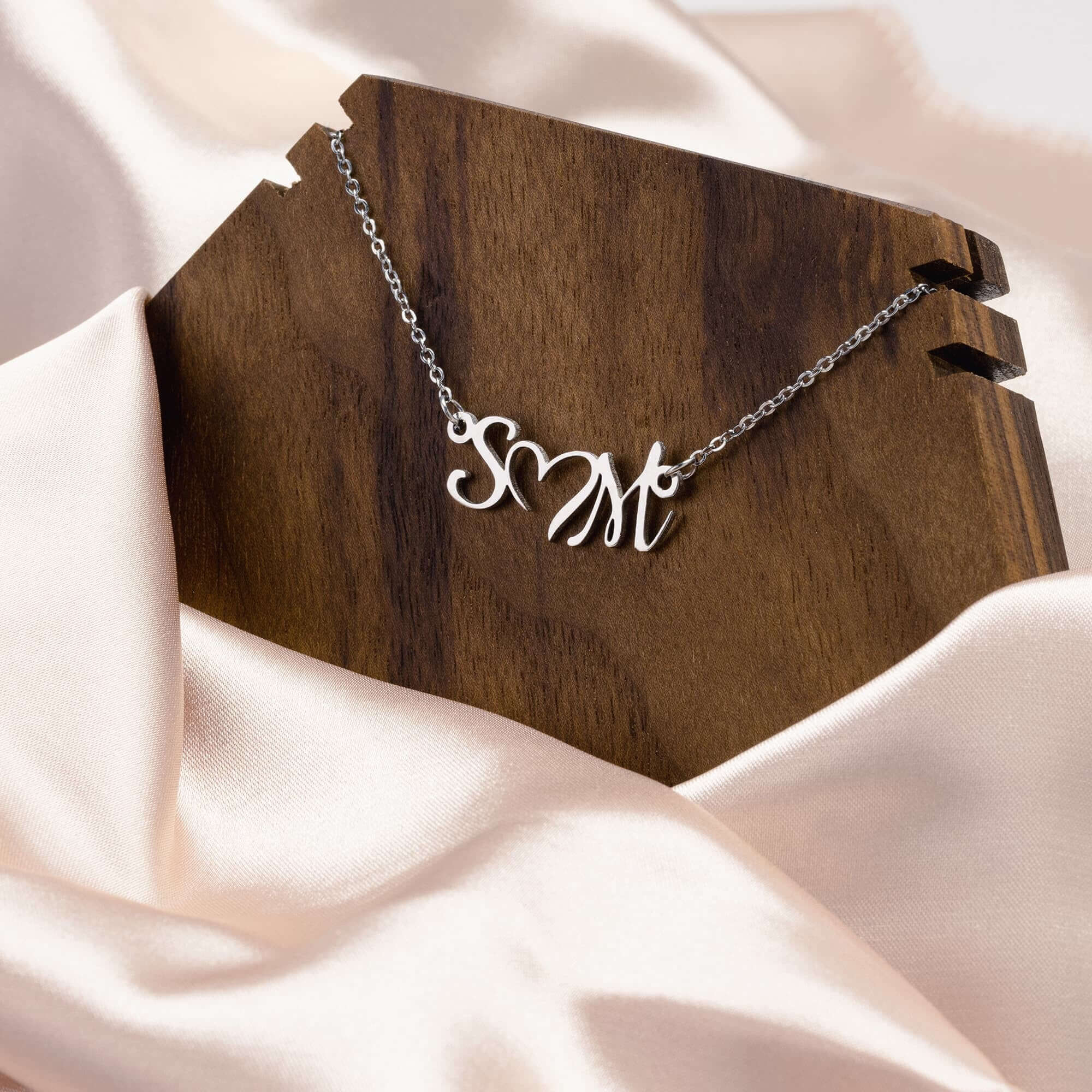 Buy 14K Solid Yellow Rose Gold Heart Initial Letter Pendant Singapore Chain  Necklace Set A-Z Any Alphabet Flower Charm Online in India - Etsy