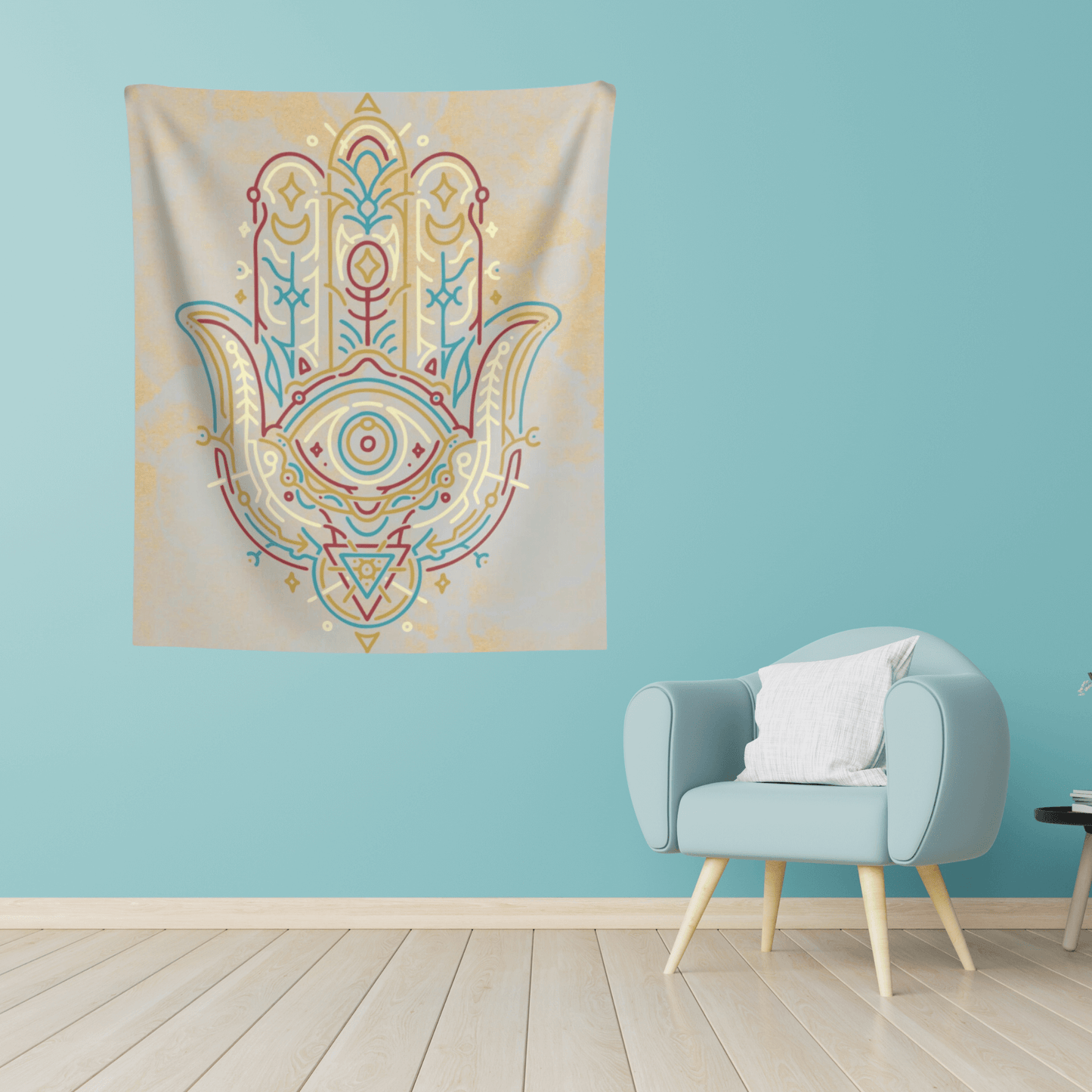 Hamsa Hand Wall Hanging - Beautiful & Unique Tapestry for Any Room