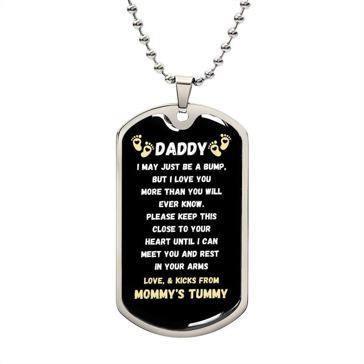 Daddy i may just sales be a bump necklace