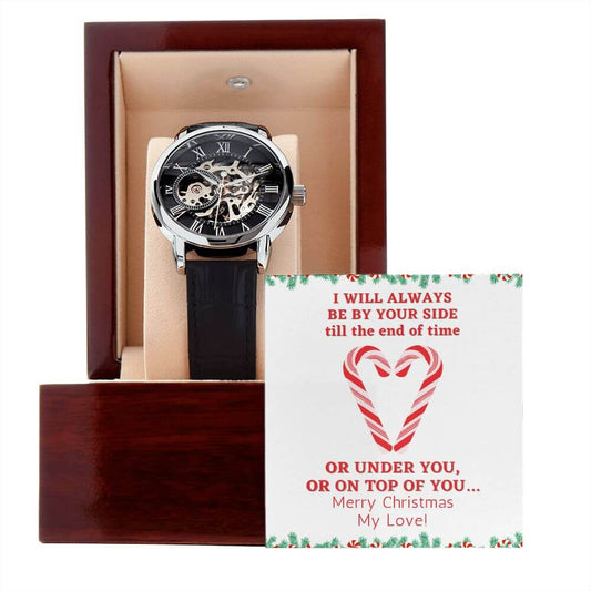 Christmas Gifts For Men Watch, Funny Christmas Gifts For Men, Naughty Christmas Gifts, Christmas Gifts For Boyfriend, Gifts For Fiance, Openwork Watch, Soulmate Gifts For Him