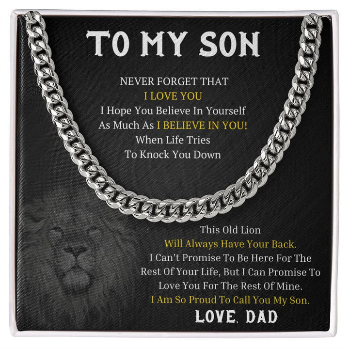 I Love You - To My Son (From Dad) - Dad to Son Gift - Christmas Gifts, –  Liliana and Liam