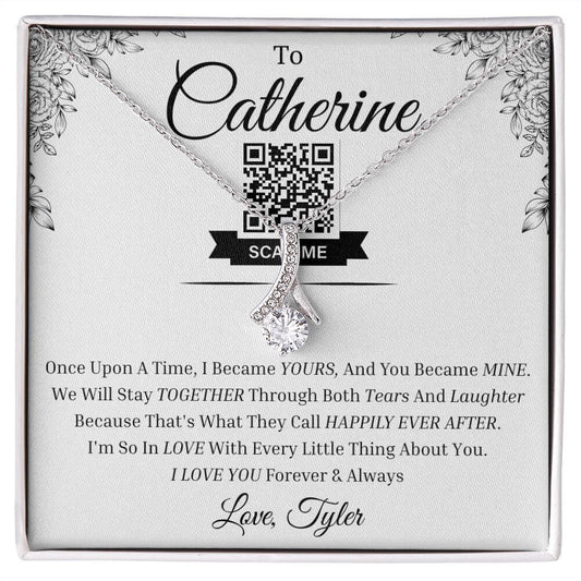 Personalized To (Name) Love (Your Name) - I Found My Happy Ever After - Alluring Beauty Necklace