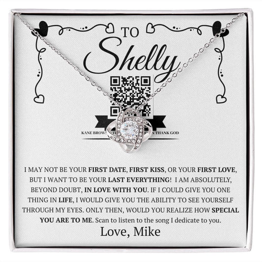 Personalized To (Name) Love (Your Name) - I Just Want To Be Your Last Everything - Love Knot Necklace