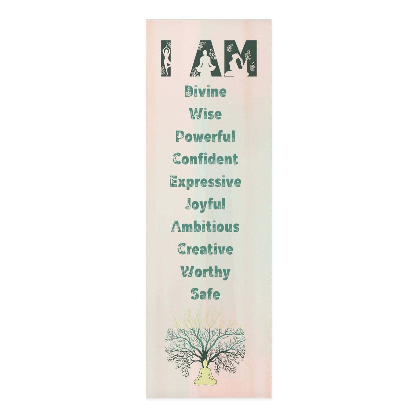 Foam Yoga Mat - I Am Tree Of Life Yogi