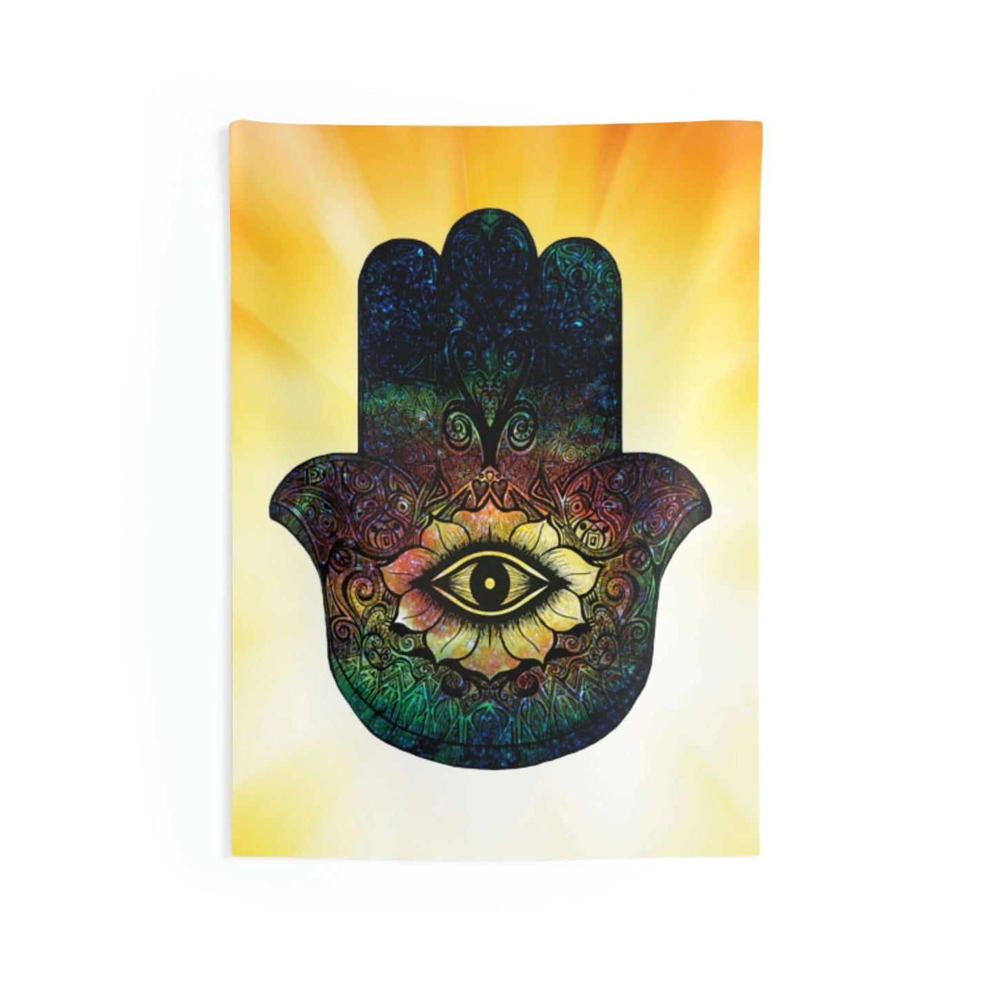 Hamsa Wall Art Tapestry for Unique & Meaningful Hamsa Hand Wall Decor